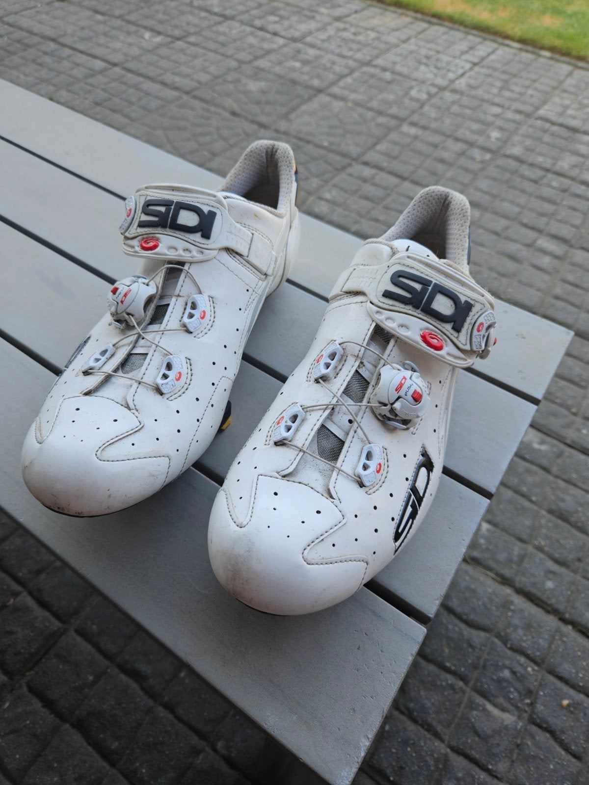 Sidi racefietsschoenen wit - Maat 45, Ophalen of Verzenden, Gebruikt