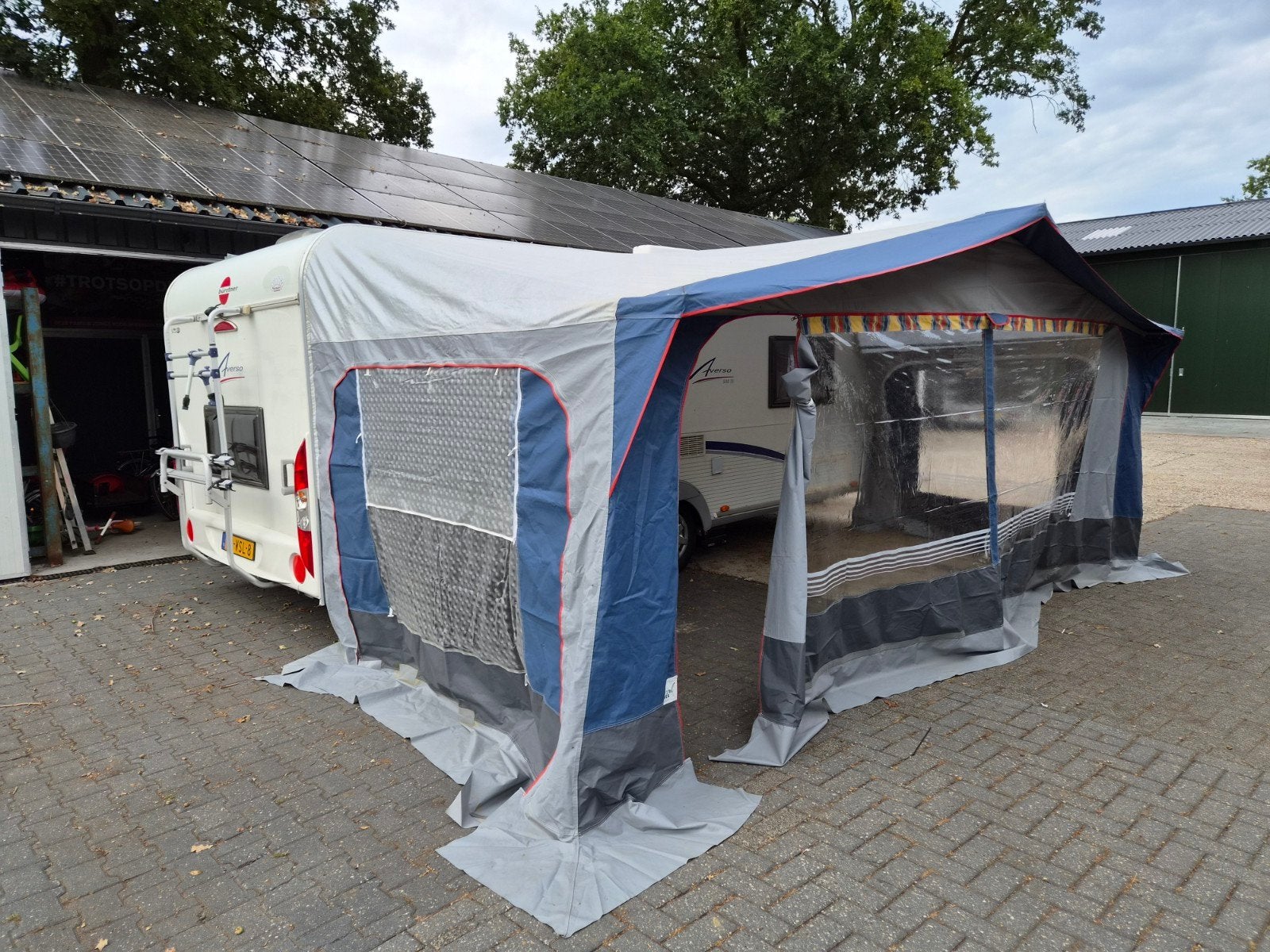 Voortent/Luifel voor Caravan - omloop maat 13, Caravans en Kamperen, Voortenten en Luifels, Ophalen of Verzenden, Gebruikt, Polyester