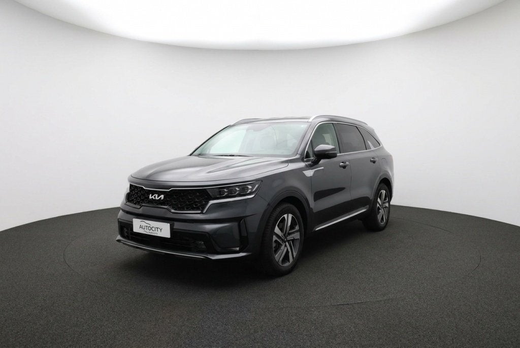 Kia Sorento 1.6 T-GDI PHEV DynamicLine 265PK 7 Persoons l Pa, Auto's, Gebruikt, 4 cilinders, 7 stoelen, Leder