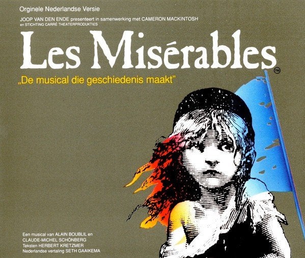 dubbel C.D. (1991) Les Miserables (Orginele Nederlandse ver), Gebruikt, Overige typen, Inclusief doosje, Ophalen of Verzenden