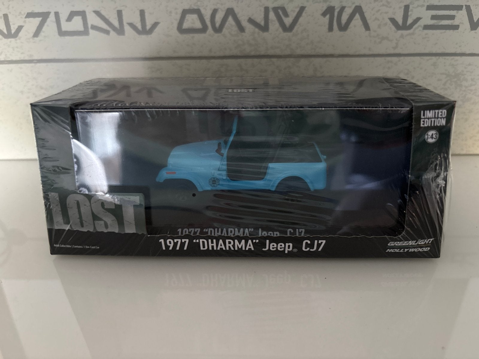 Greenlight Hollywood 1977 "DHARMA" Jeep CJ7 - LOST tv, Ophalen of Verzenden, Nieuw, Auto, Overige merken