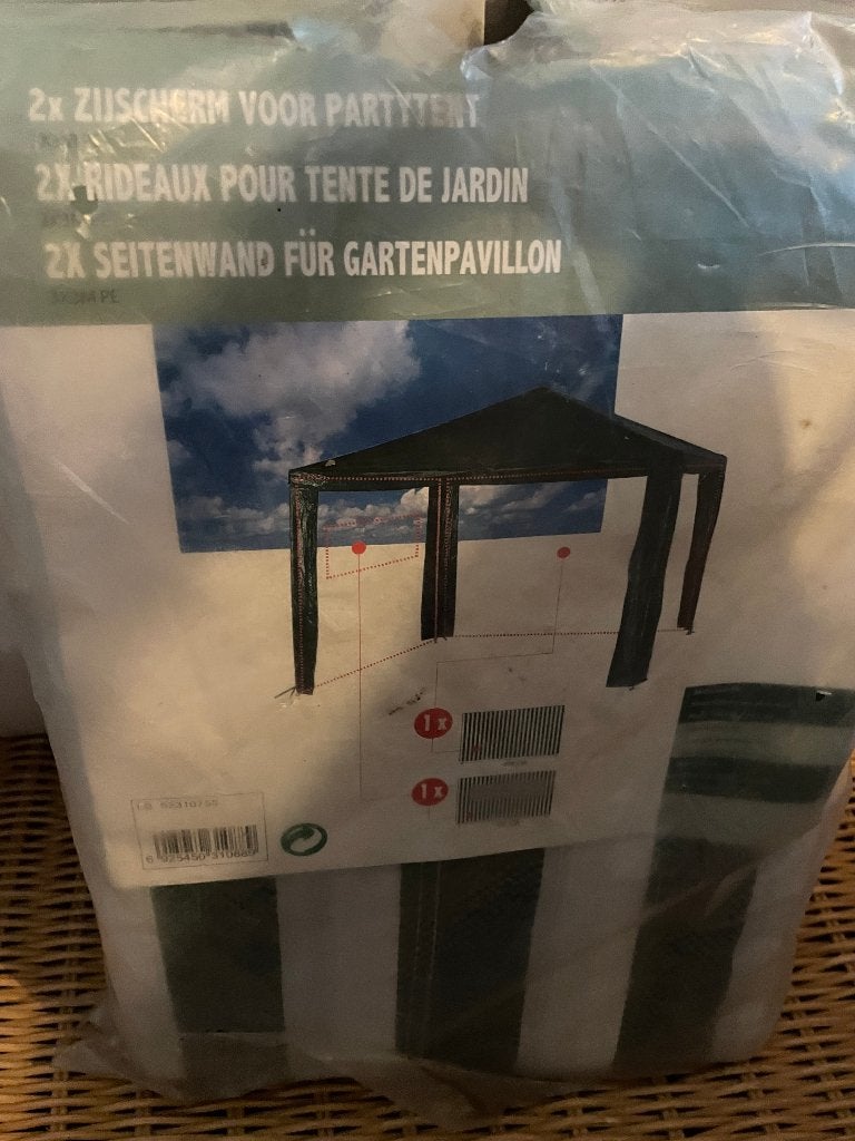 partytent 3 x 3 met zijwanden zonder dak, Tuin en Terras, Ophalen, Nieuw, Minder dan 5 meter