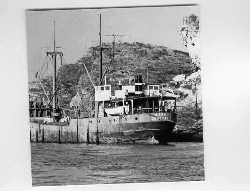 scheepvaart-foto-saba-curacao-KNSM-WO2-zeldzaam!, Verzamelen, Ophalen of Verzenden, Zo goed als nieuw, Motorboot, Boek of Tijdschrift