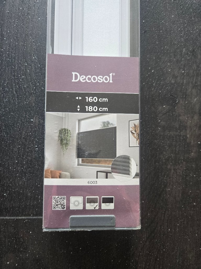 Decosol 6003 plisségordijn lichtdoorlatend, Huis en Inrichting, Overige merken, In te korten, Nieuw, Ophalen of Verzenden