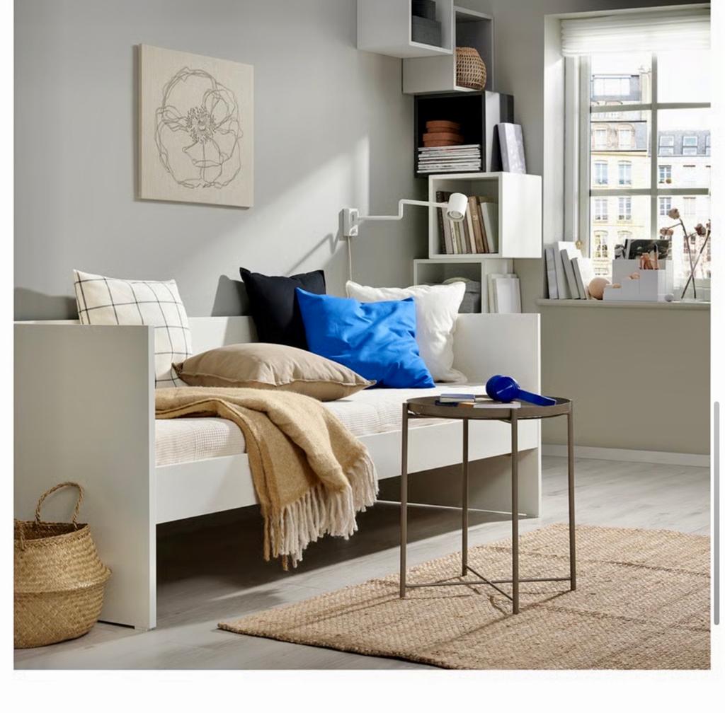 IKEA VIHALS Dagbed 80x200 cm - Nieuw in doos, Ophalen, Eenpersoons, Wit, Nieuw