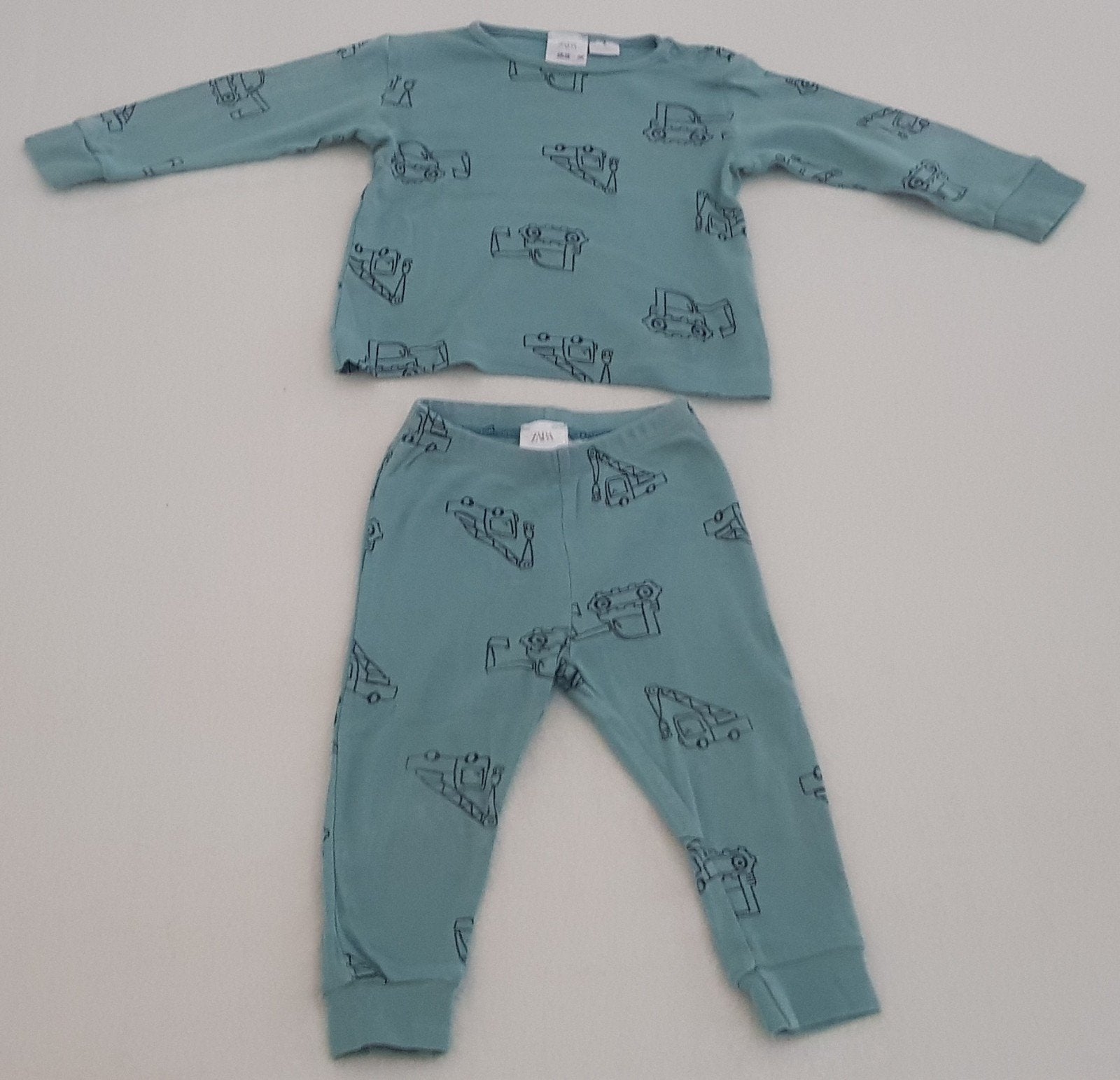Zara pyjama setje maat 86 blauw auto baby kleding huispak, Kinderen en Baby's, Nacht- of Onderkleding, Verzenden, Zo goed als nieuw