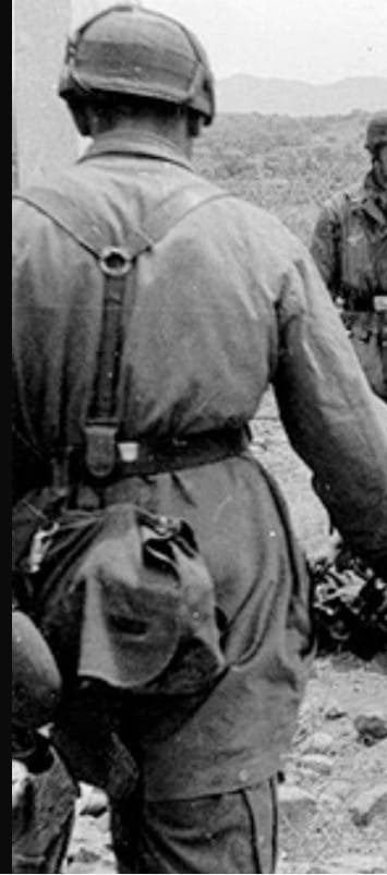 Duitse WO2 Luftwaffe Y-riem Fallshirmjager Koppeltraggestel, Verzamelen, Militaria | Tweede Wereldoorlog, Ophalen of Verzenden