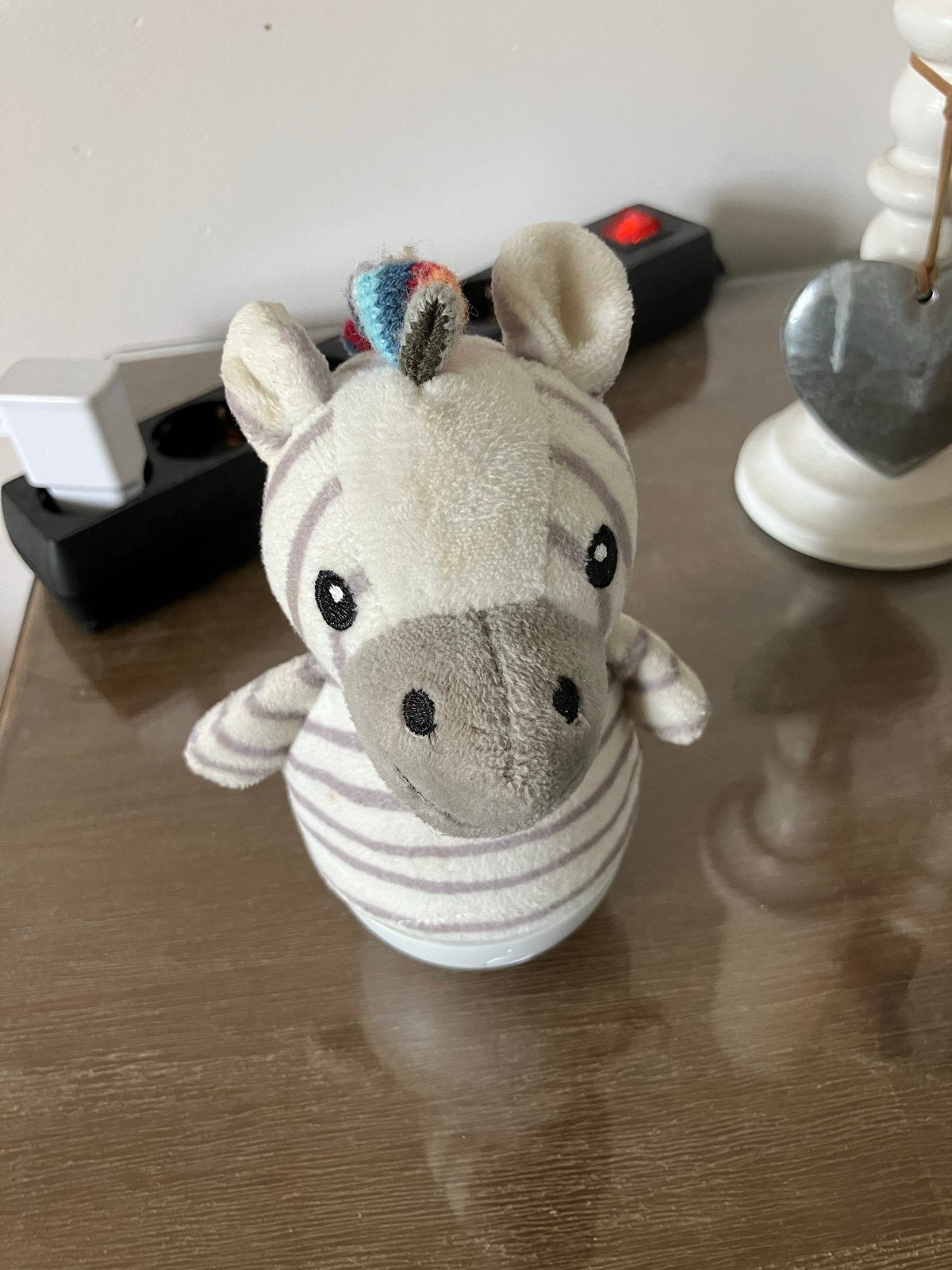 Zazu Zebra Tuimel Lamp - Oplaadbaar met Kleuren, Ophalen, Gebruikt, Overige typen, Met licht