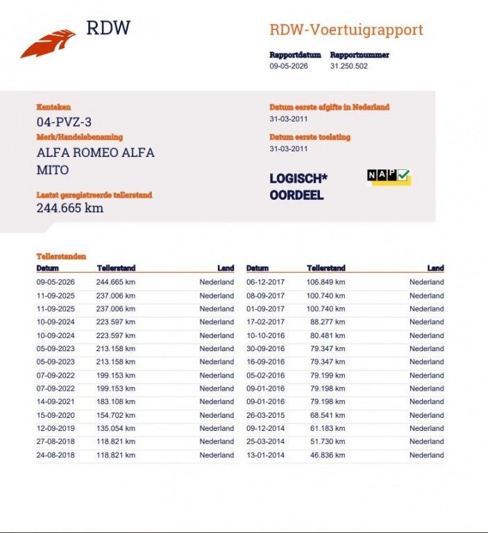 Alfa Romeo MiTo 1.3 JTDm | Navi | Cruise | Arico | Trekhaak, Voorwielaandrijving, Euro 5, Gebruikt, Zwart