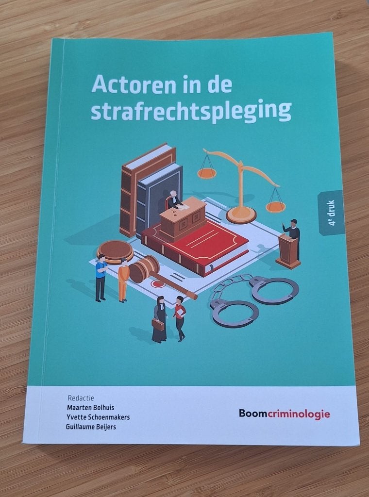 Studieboek Actoren in de strafrechtspleging (4e druk), Ophalen of Verzenden, WO, Zo goed als nieuw, Alpha