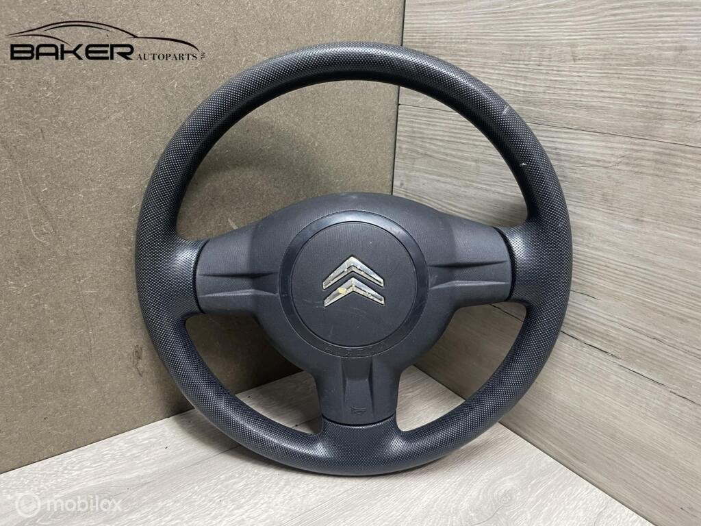 Stuur + Airbag  Citroen C1 I ('05-'15), Auto-onderdelen, Gebruikt, Citroën, Ophalen of Verzenden, Citroen