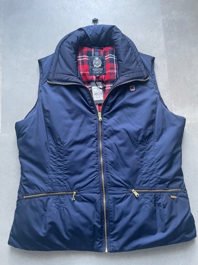 NIEUW: McGregor dames bodywarmer - maat 46, McGregor, Blauw, Maat 46/48 (XL) of groter, Nieuw