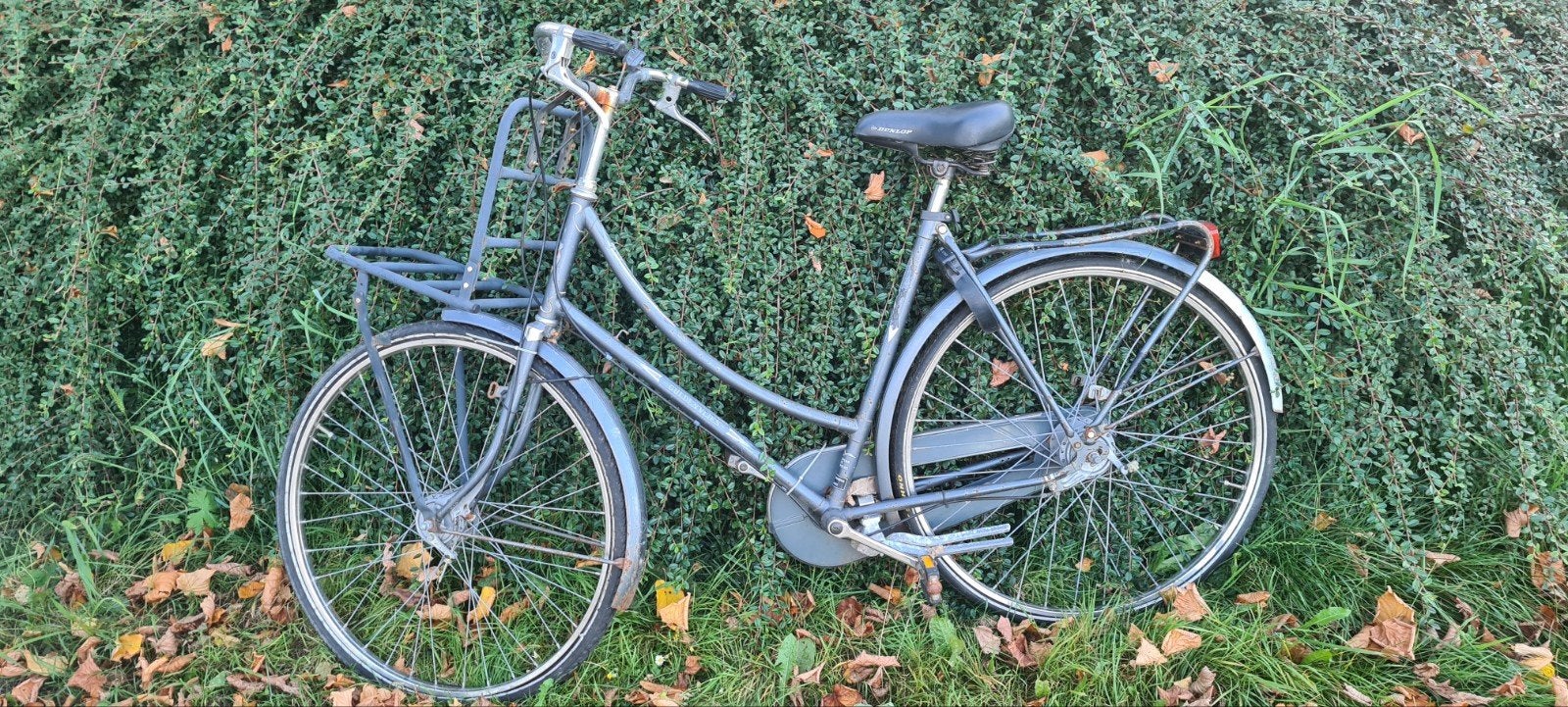 Stevige transportfiets - achterband moet vervangen worden, Ophalen, Gebruikt