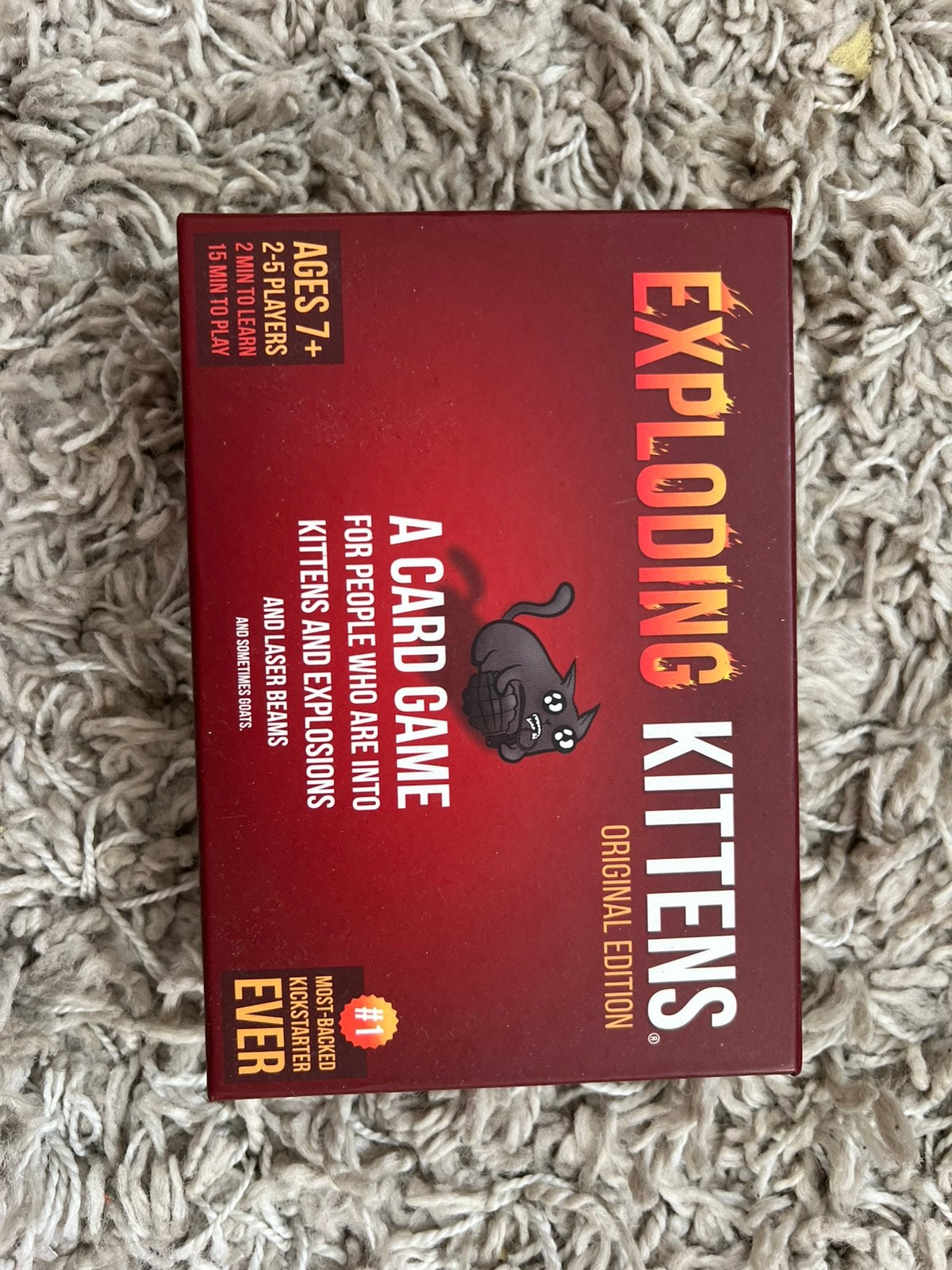 Exploding kittens, Ophalen, Zo goed als nieuw