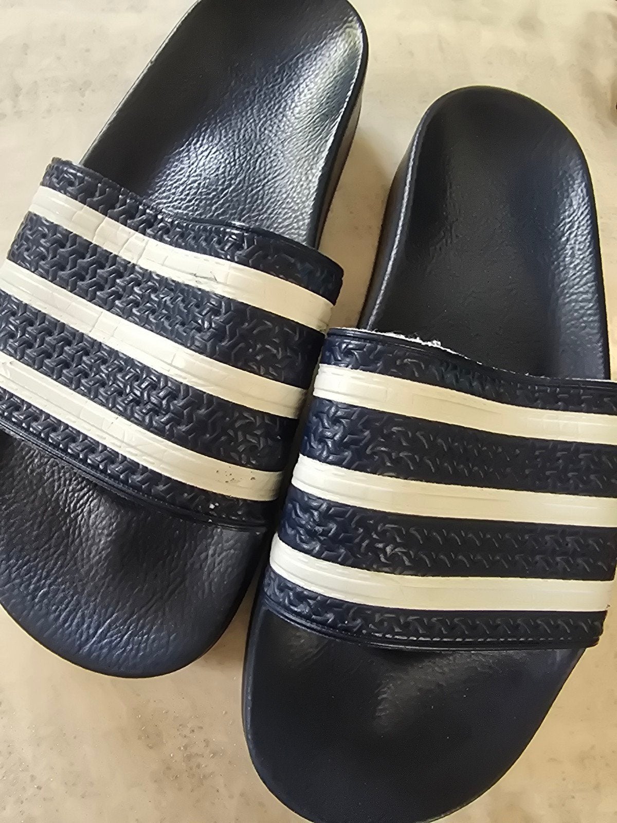 Adidas Adilette slippers - Maat 40 - Blauw/Wit DOOS A, Slippers, Blauw, Ophalen of Verzenden, Adidas