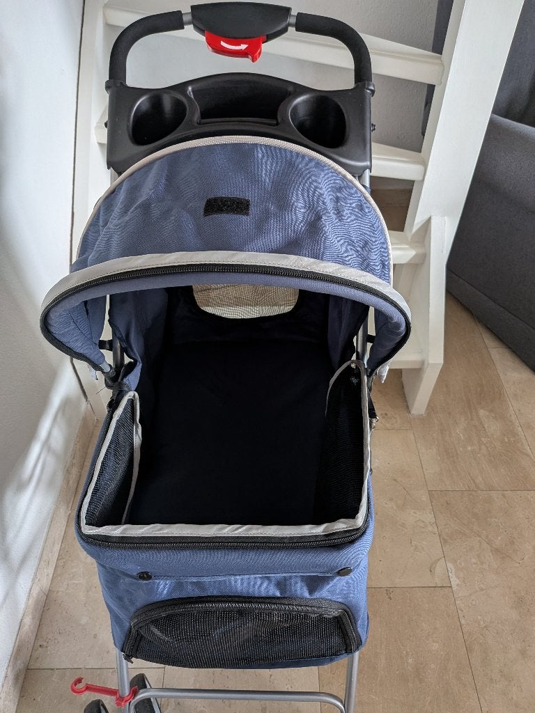 Hondenwagen/huisdierbuggy haast niet gebruikt, Ophalen, Zo goed als nieuw