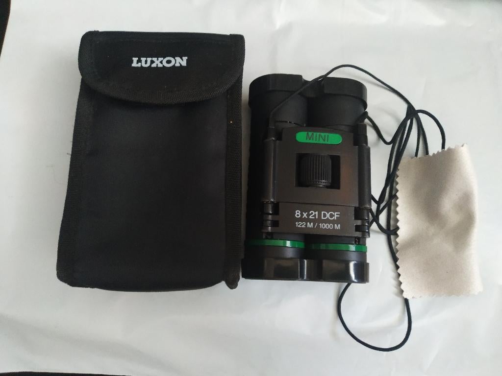 LUXON Verrekijker 8 x 21 DCF, Dakkant (recht), Nieuw, Ophalen of Verzenden, 8 tot 12x
