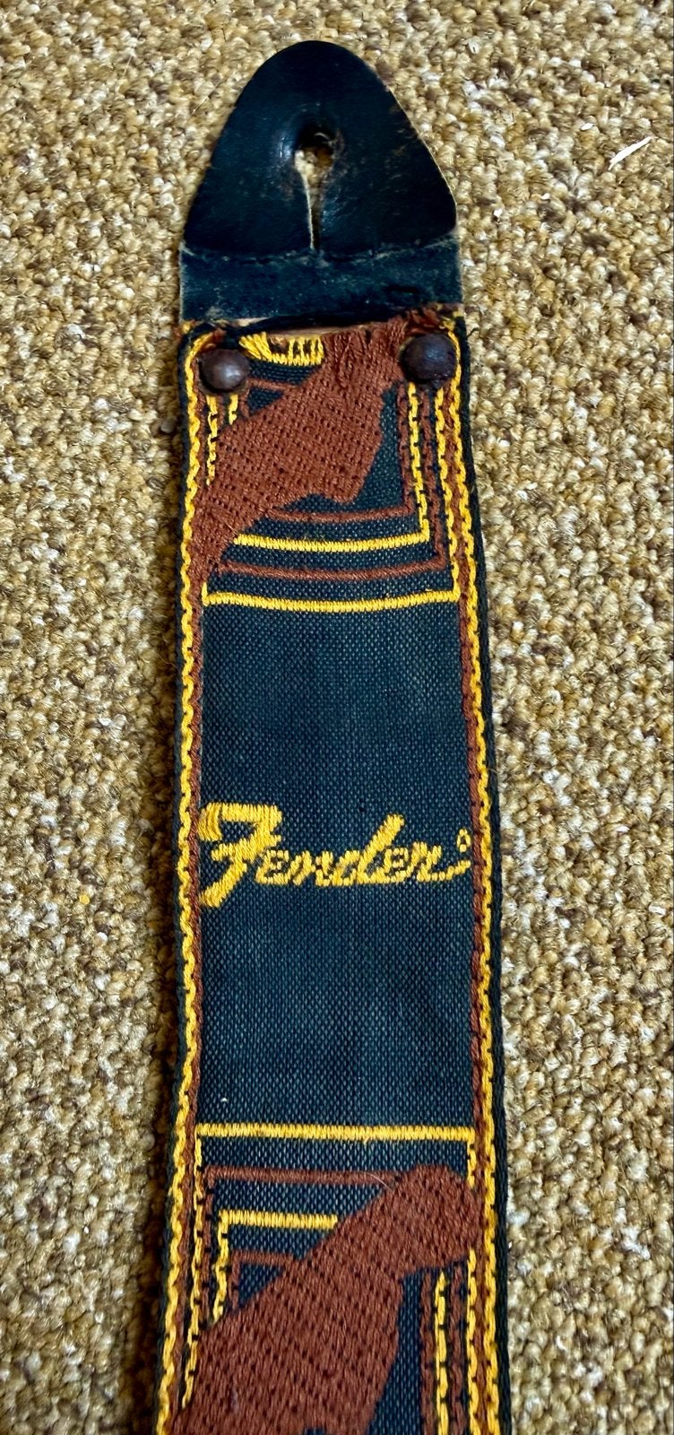 Vintage Fender gitaarband uit de jaren '70, Ophalen of Verzenden, Gebruikt, Elektrische gitaar