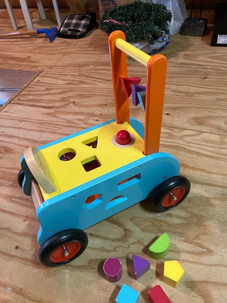 Blokkenkar., Kinderen en Baby's, Speelgoed | Houten speelgoed, Ophalen