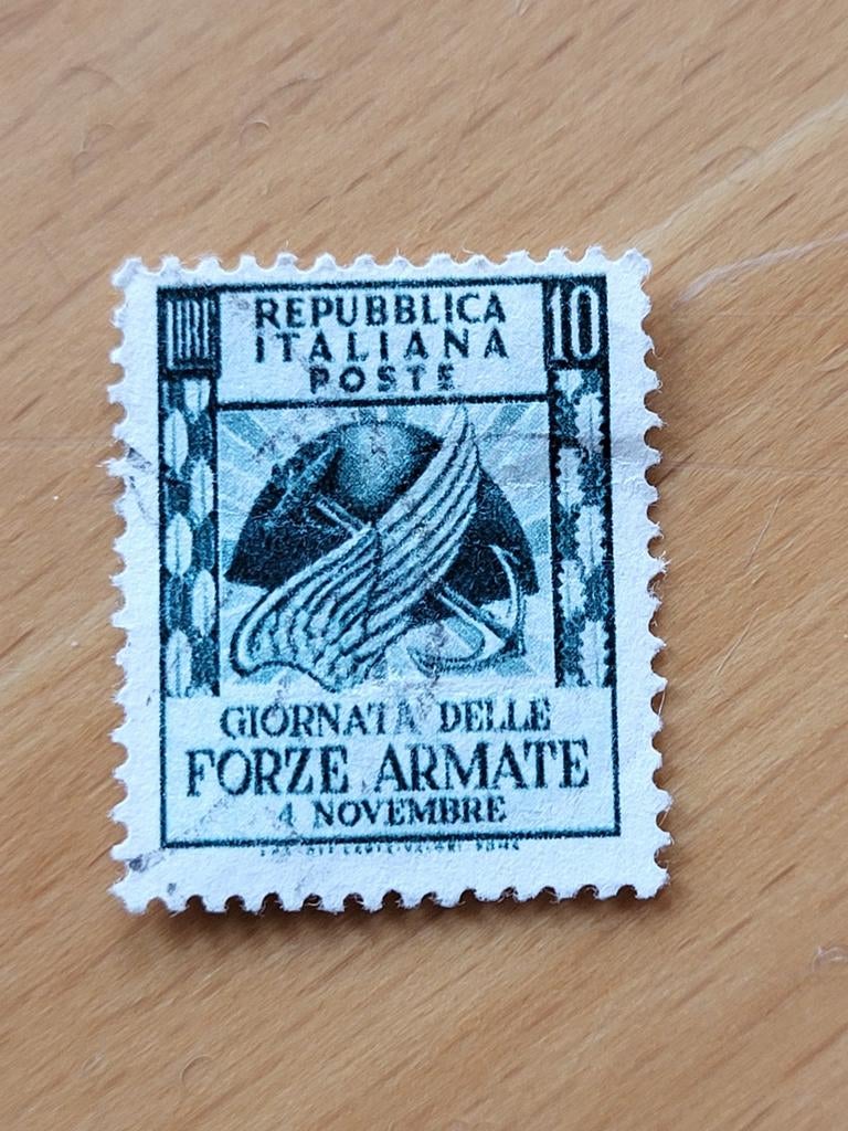 Italiaanse postzegel 1952 Dag van de Strijdkrachten, Ophalen of Verzenden