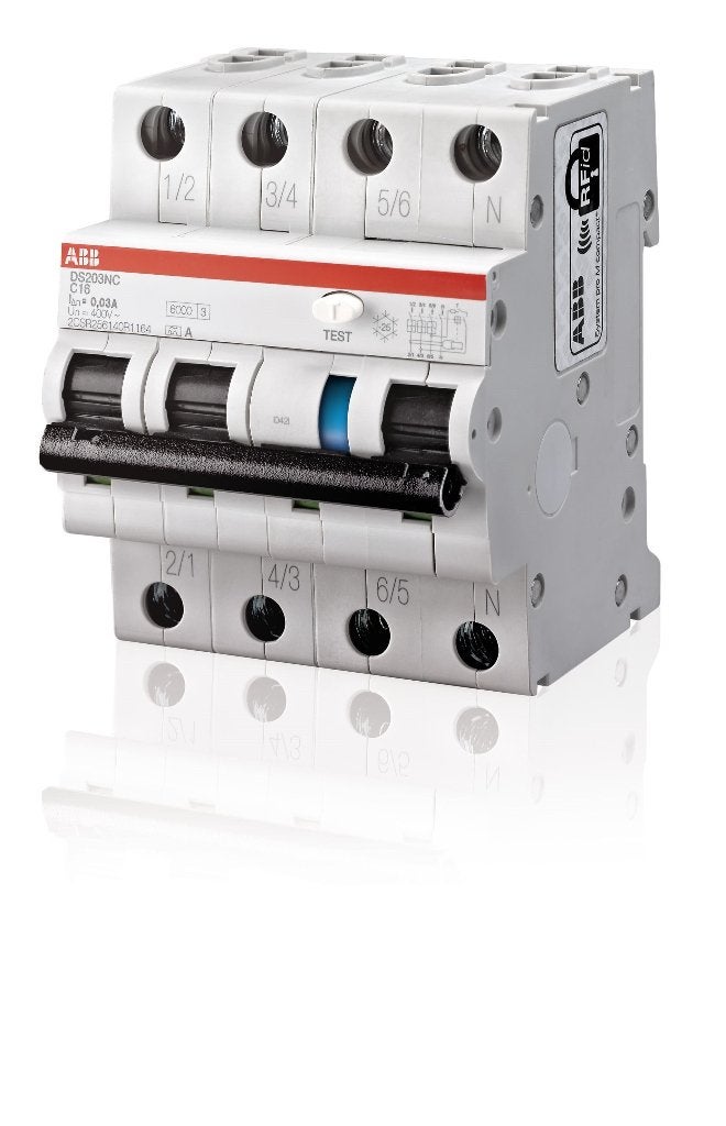 Aardlekautomaat C16A 3P+N 6kA 300mA - A type, Verzenden, Nieuw
