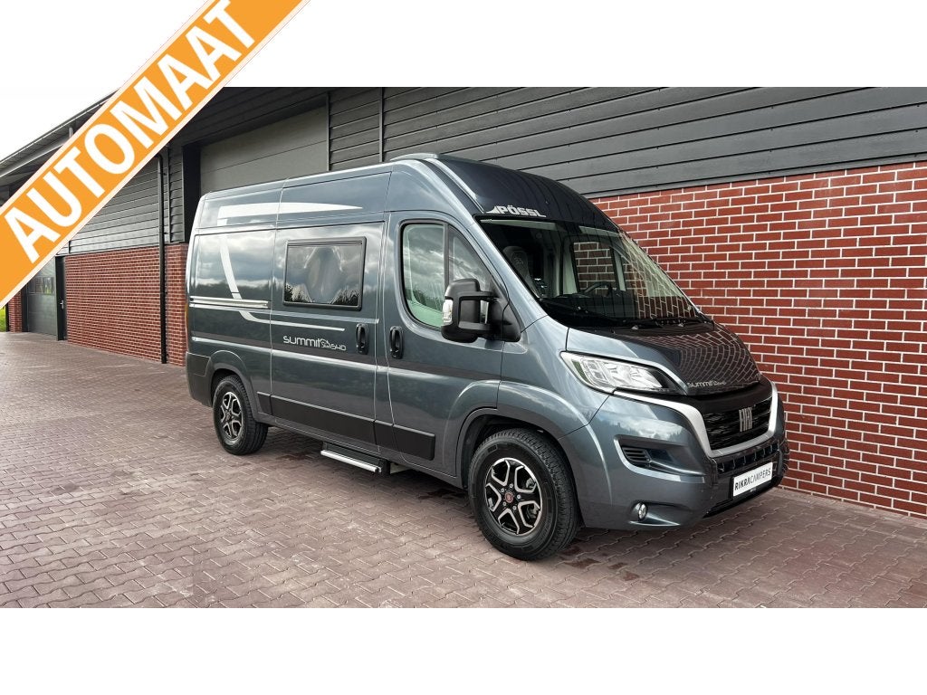 Pössl Summit Shine 540 /Automaat/Nieuwstaat, Caravans en Kamperen, Campers, Automaat, Buscamper of Camperbus, Fiat, Pössl