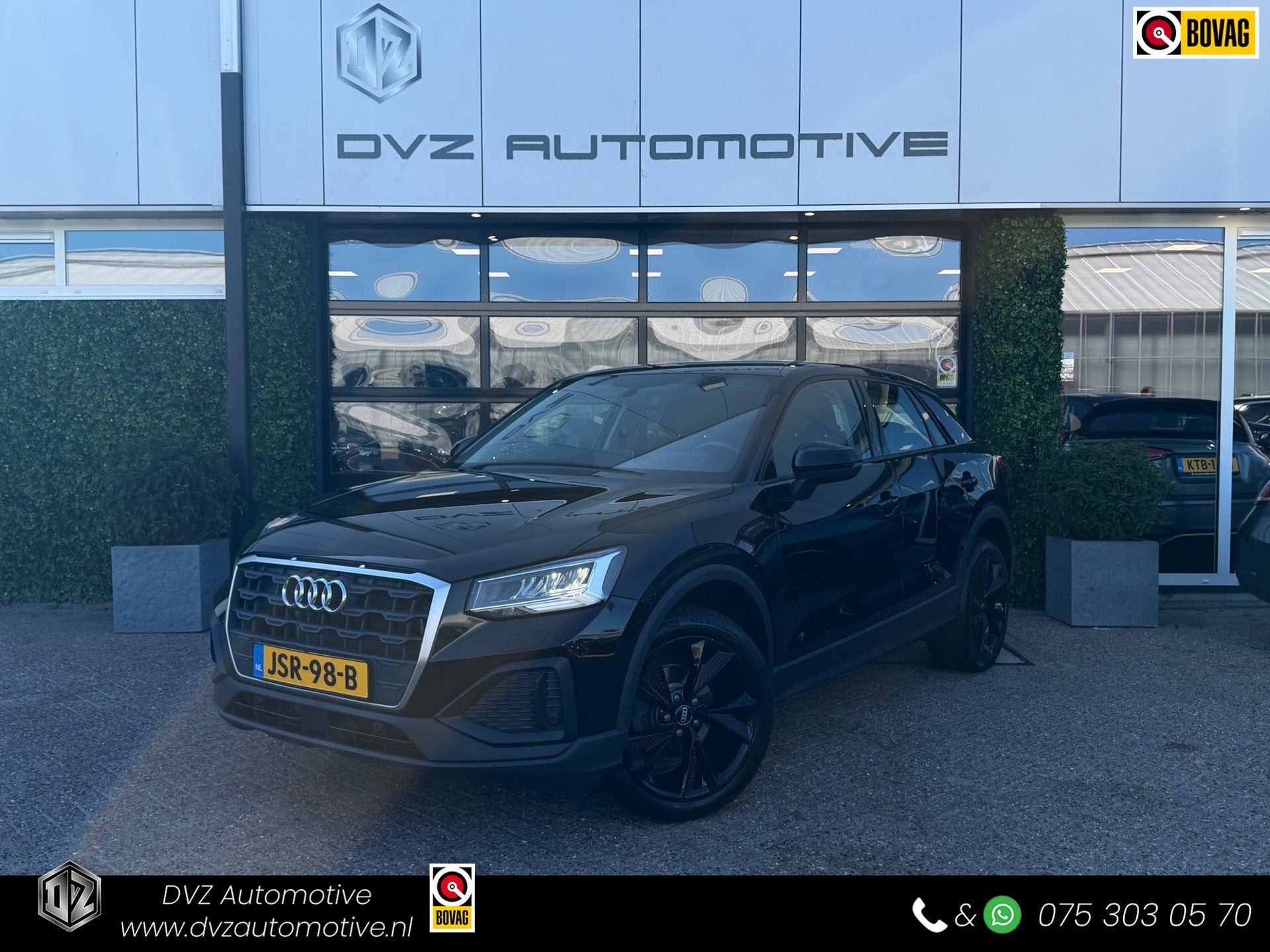 Audi Q2 35 TFSI 150PK DSG Pro Line | Carplay | PDC | 18" LMV, Auto's, Dealer onderhouden, Stof, 4 cilinders, Zwart