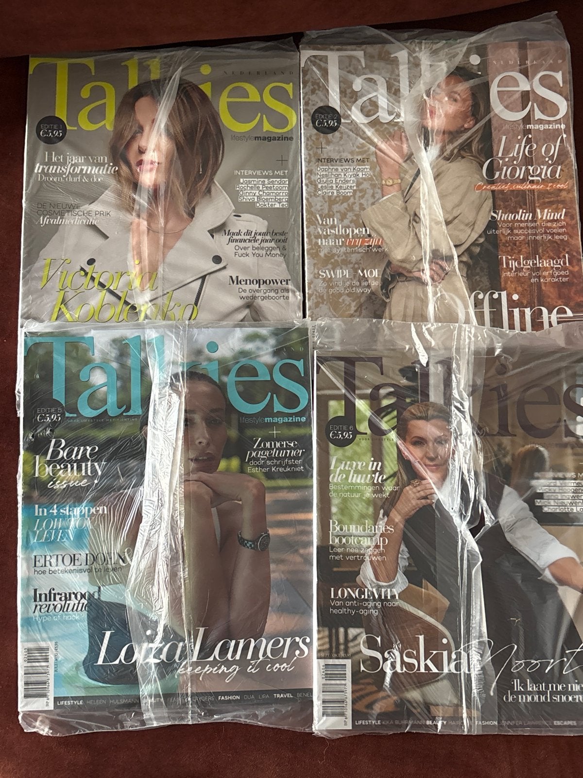 4x Talkies Magazine - Nieuw in folie, Ophalen of Verzenden, Nieuw, Damesbladen