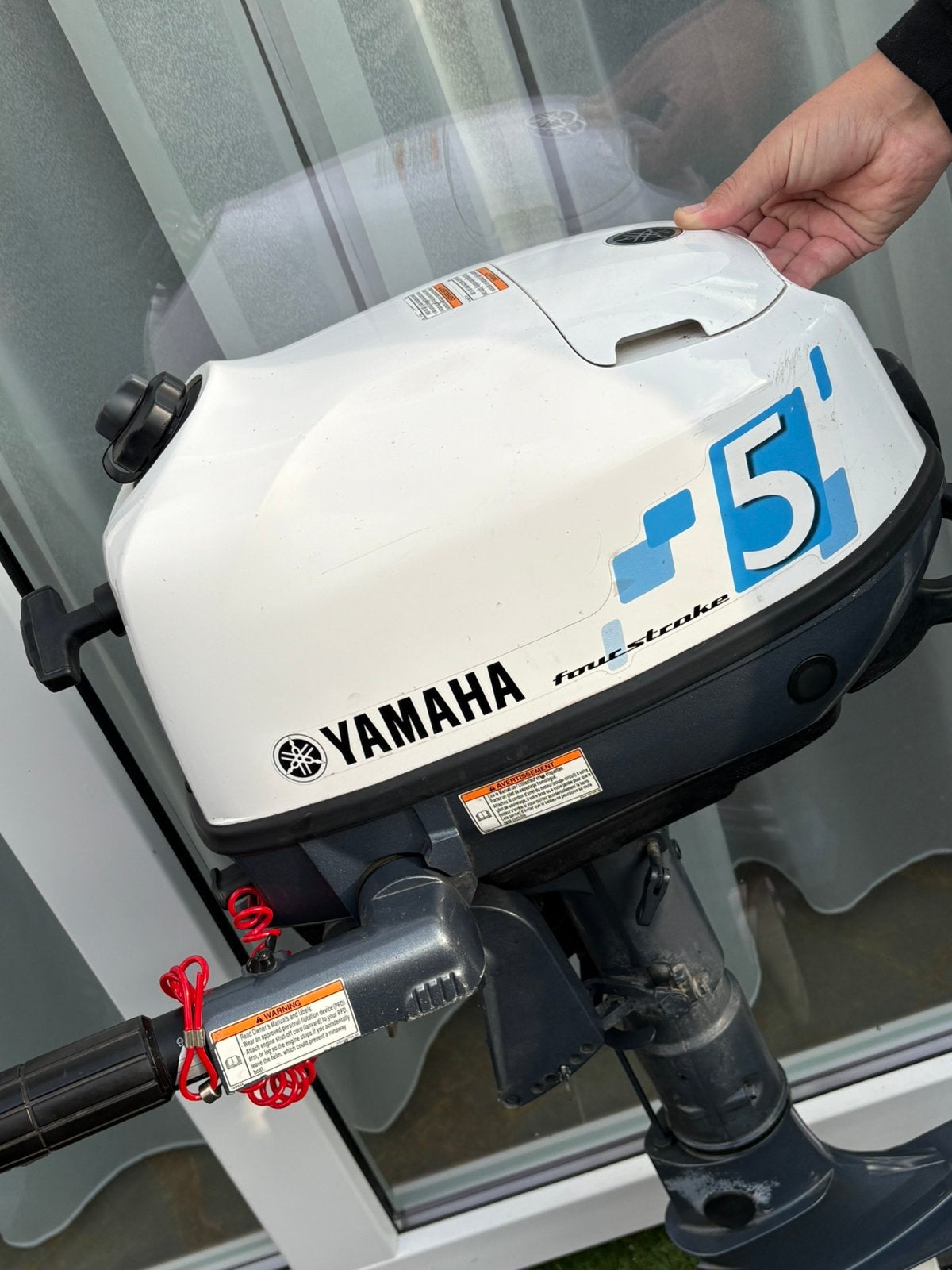 Nette yamaha 5pk 4takt kortstaart buitenboordmotor, Ophalen, Zo goed als nieuw, Motor en Techniek