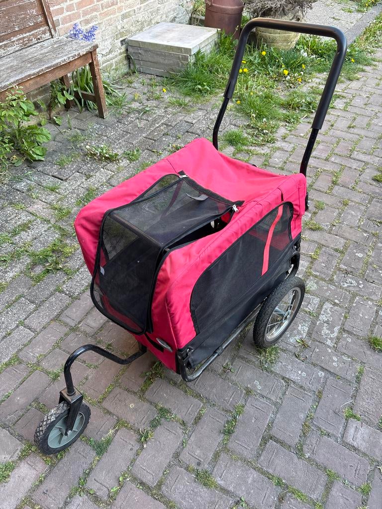 Hondenkar /fietskar voor hond, Ophalen, Gebruikt