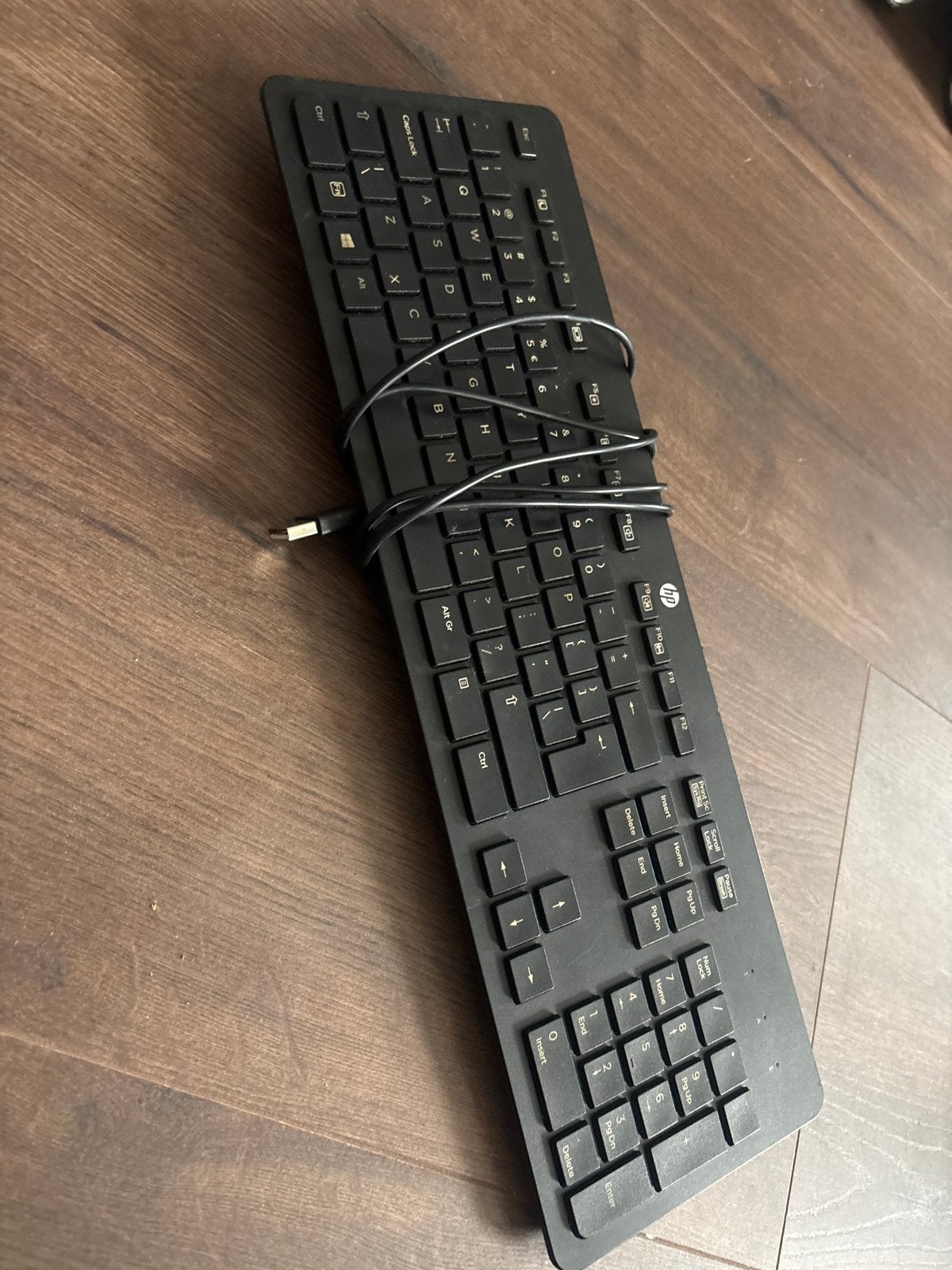 HP Bedraad Toetsenbord - Qwerty Indeling, Gebruikt, Ophalen of Verzenden, Qwerty, Numeriek gedeelte