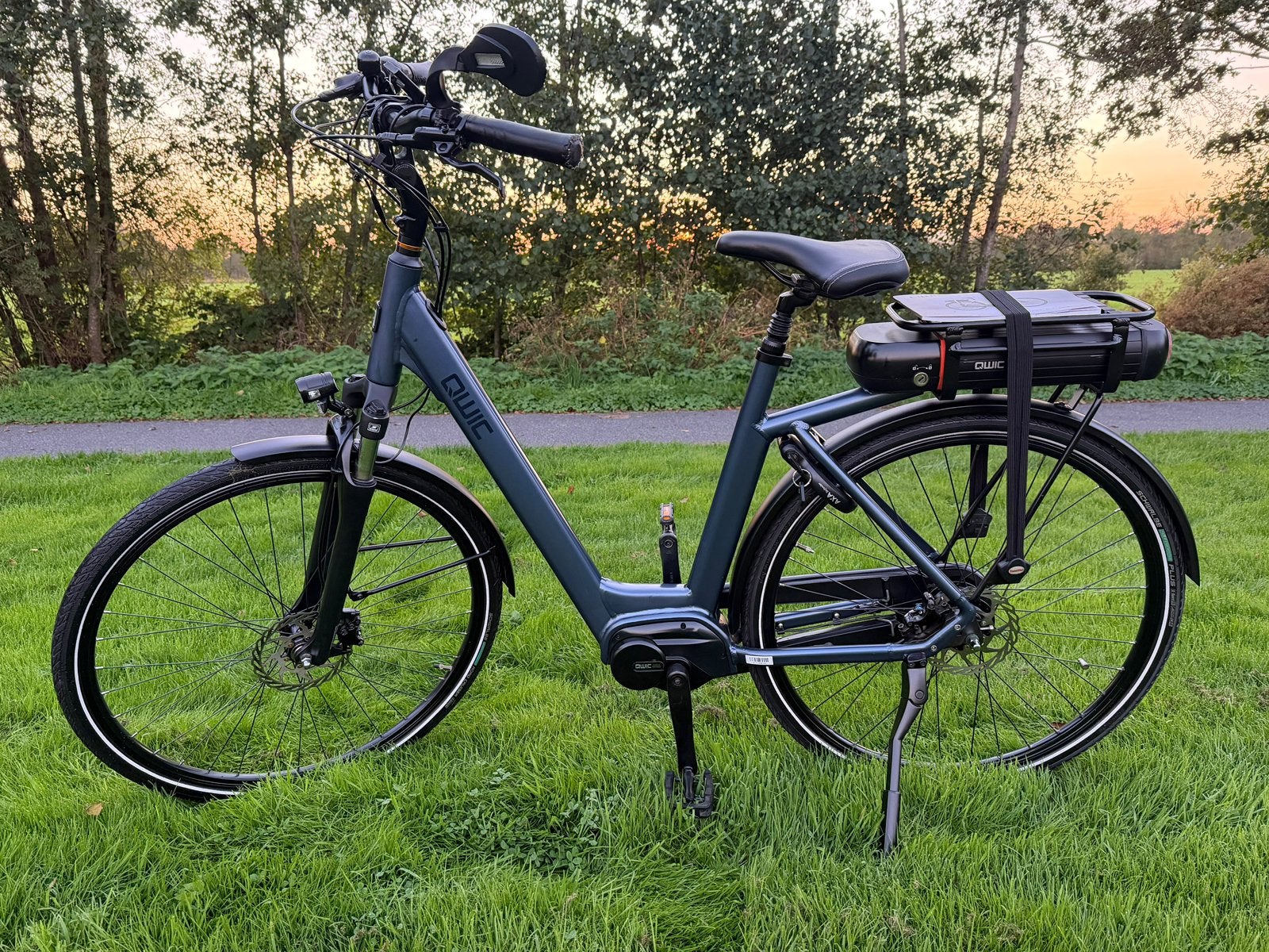 Elektrische fiets Qwic Middenmotor Bafang, 55 tot 59 cm, Ophalen of Verzenden, Zo goed als nieuw, Overige merken