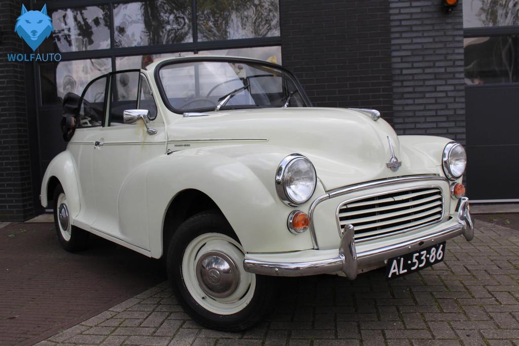 Morris Minor 1000 CONVERTIBLE NETTE CONDITIE LIEFHEBBERS AUT, Auto's, Overige merken, Zwart, Overige carrosserieën, Wit