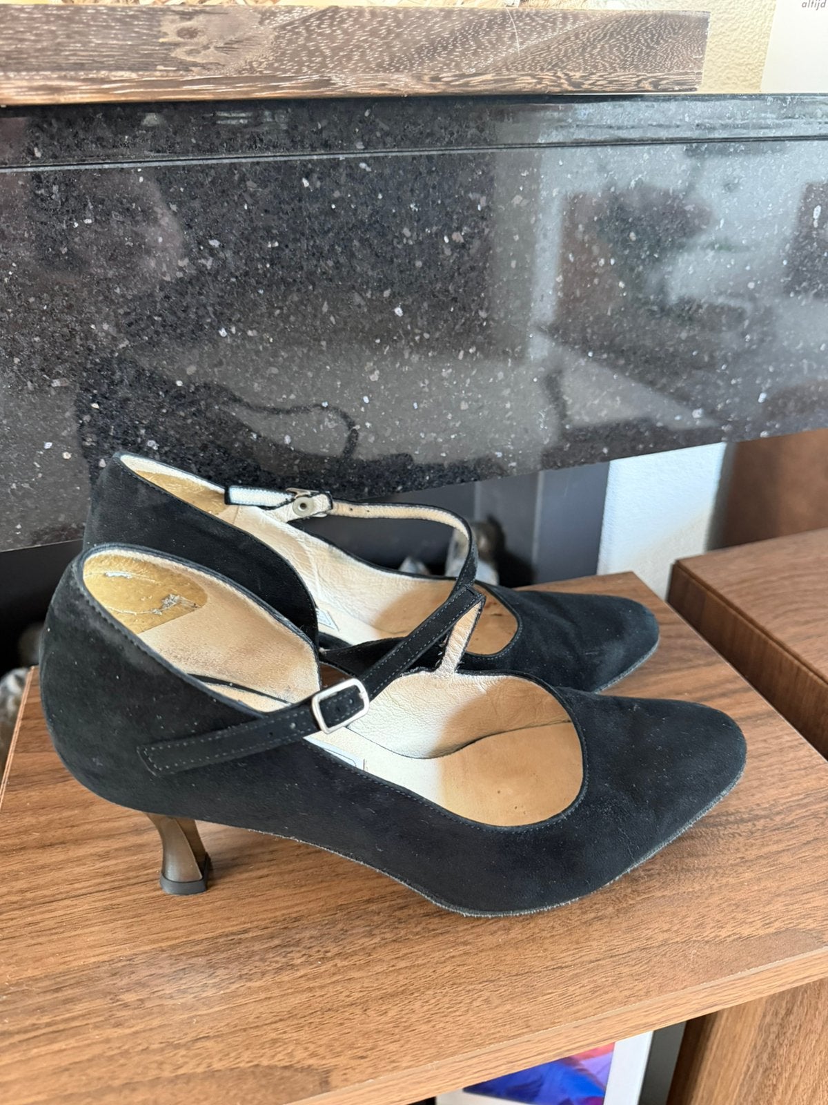 Ballroom werner kern 1 jaar oud maat 41, Zwart, Dansschoenen, Ophalen of Verzenden, Zo goed als nieuw