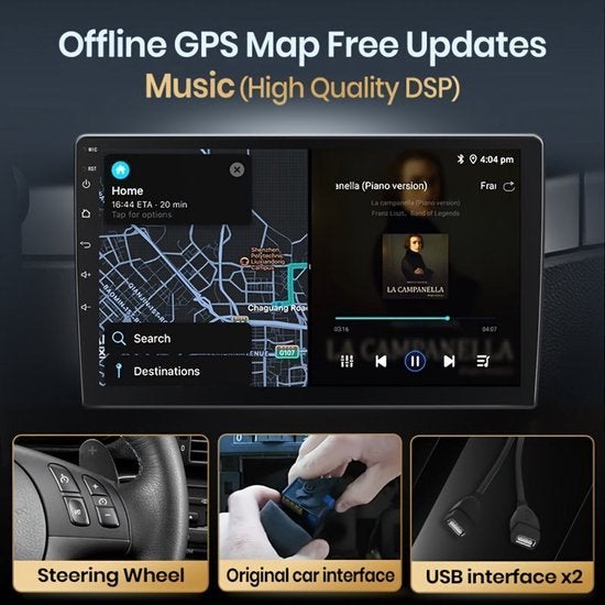 2DIN Android Multimedia Speler – Auto Radio, Corvance B.V., Verzenden, Nieuw, Corvancebol@gmail.com