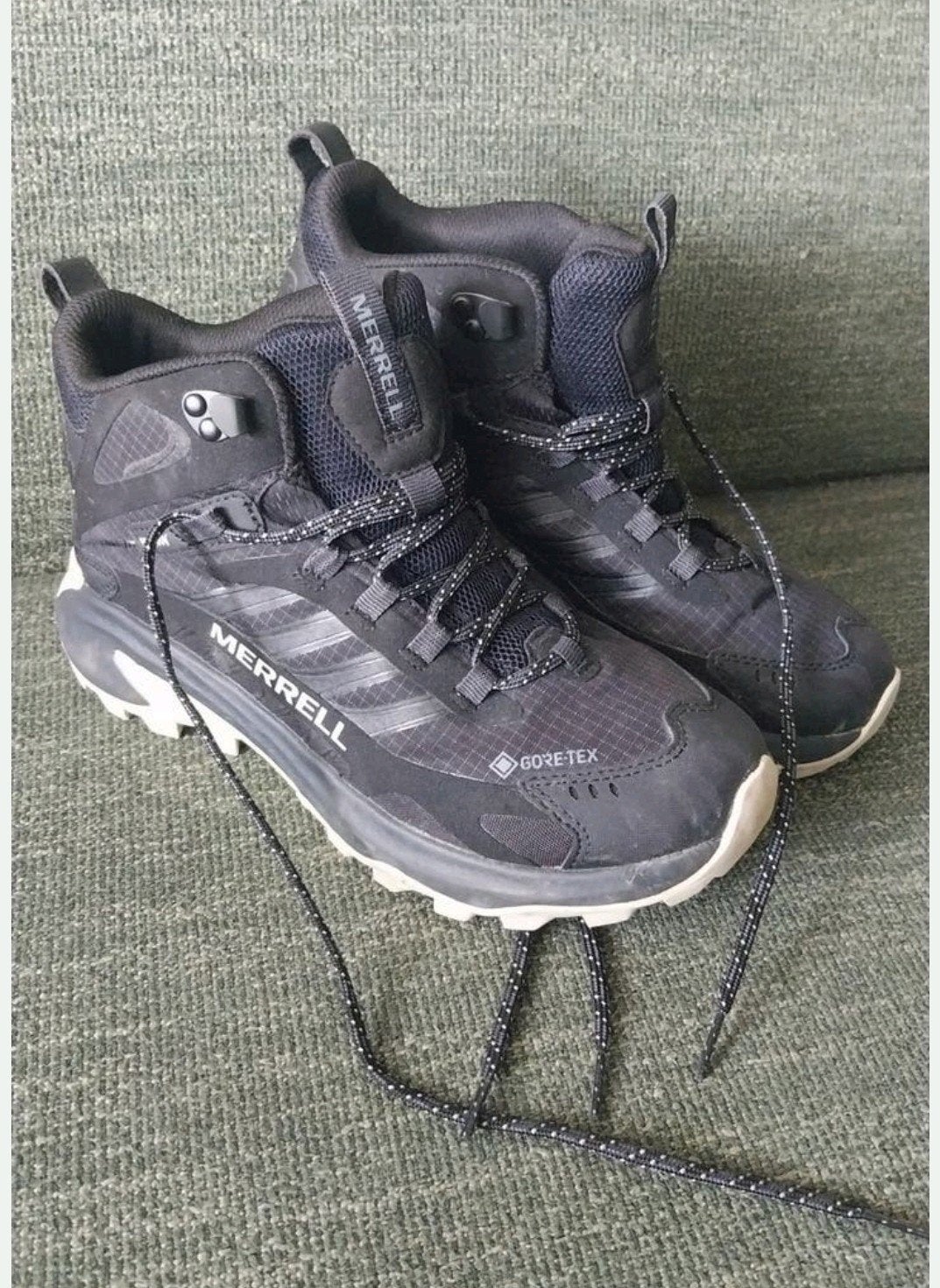 ZGAN 2x Merrell Moab Speed wandelschoenen mt 39 en 40, Ophalen of Verzenden, Zo goed als nieuw
