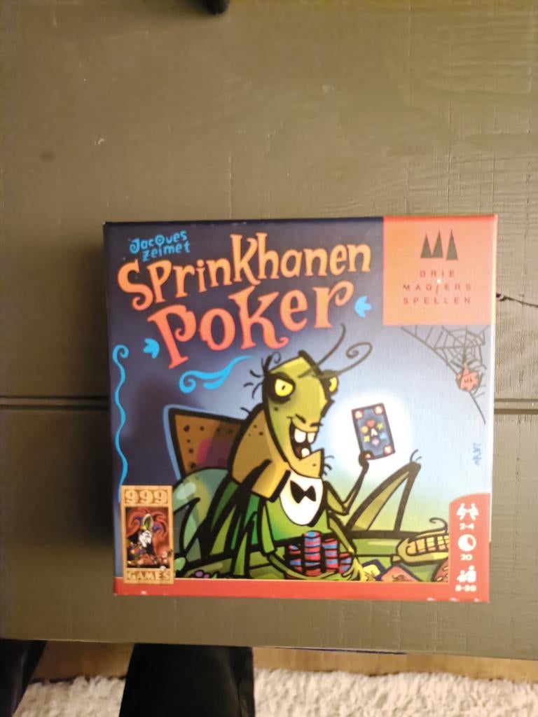 Sprinkhanen poker nieuw, Hobby en Vrije tijd, Gezelschapsspellen | Kaartspellen, Ophalen of Verzenden, Nieuw