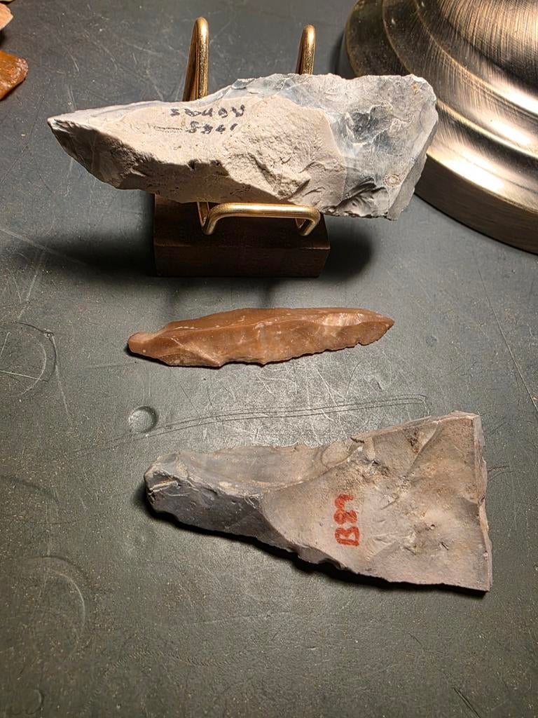 Hakbijlen artefacten prehistorie, Ophalen of Verzenden, Overige materialen
