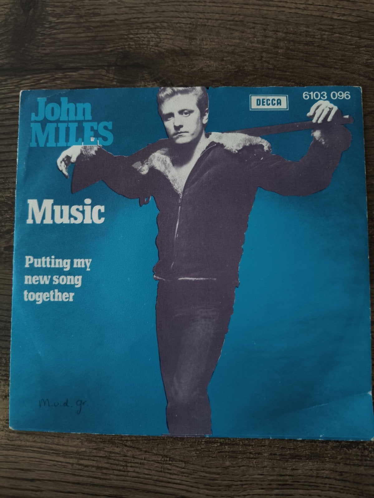 John Miles - Music (Single, 1976), Gebruikt, Originele persing, 7 inch, Ophalen of Verzenden