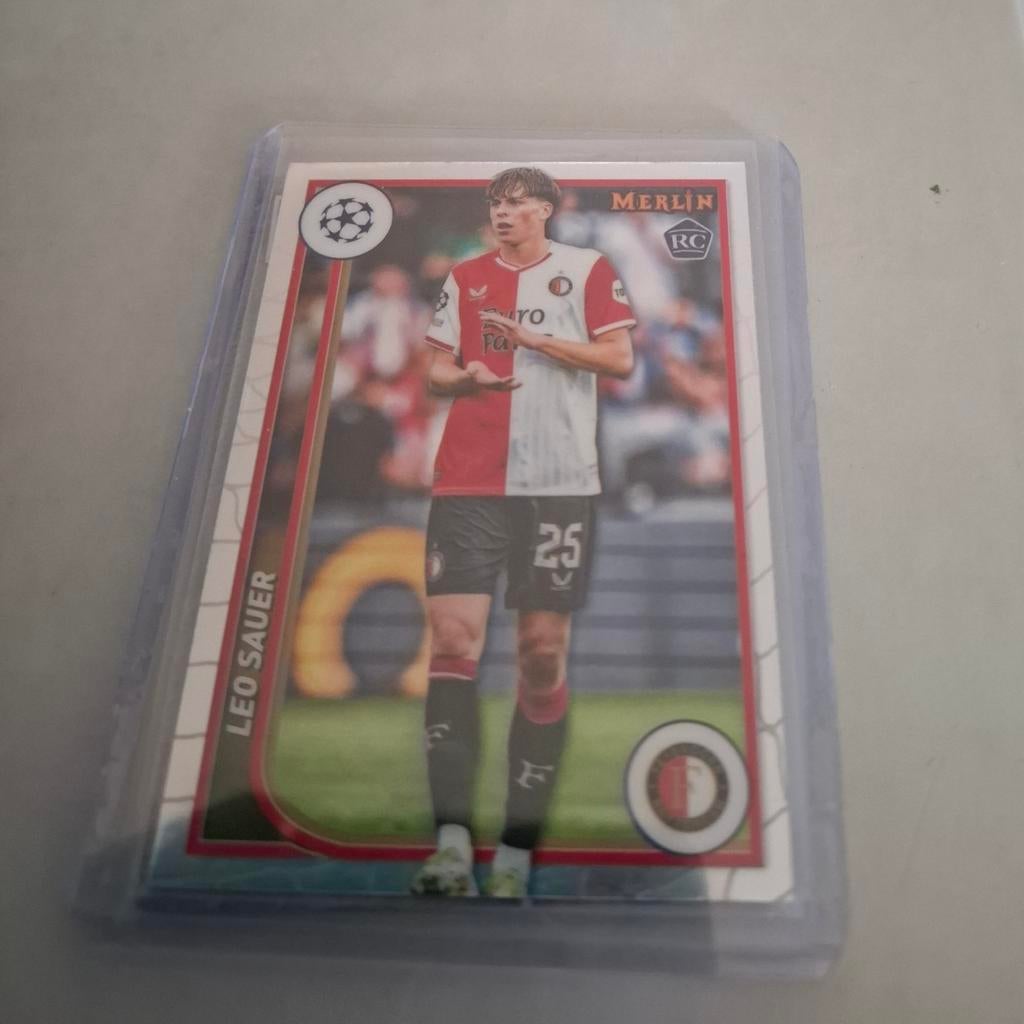 Kaartje Leo Sauer, Ophalen of Verzenden, Nieuw, Feyenoord, Poster, Plaatje of Sticker