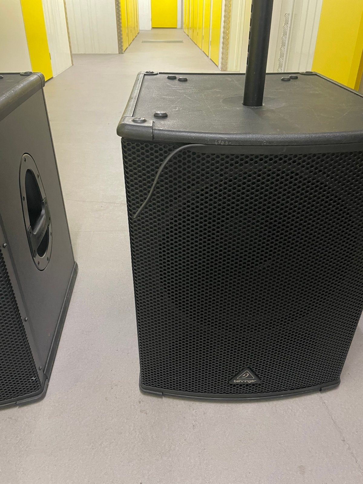 Behringer EUROLIVE 2x Subs (B1500XP) & 2x Speakers (B12X), Ophalen, Gebruikt, 1000 watt of meer, P.A.