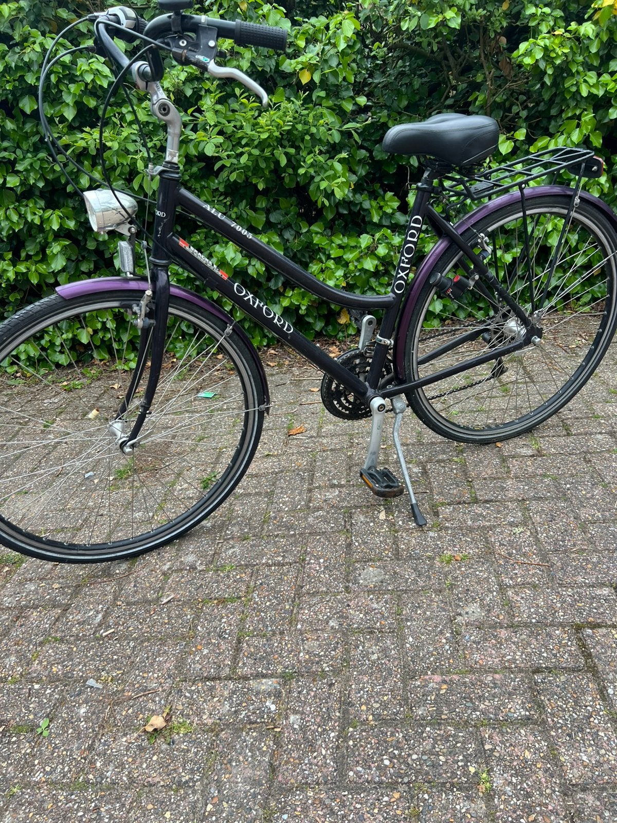 Damesfiets (stationsfiets), Fietsen en Brommers, 28 inch, Gebruikt, Schijfrem, Ophalen