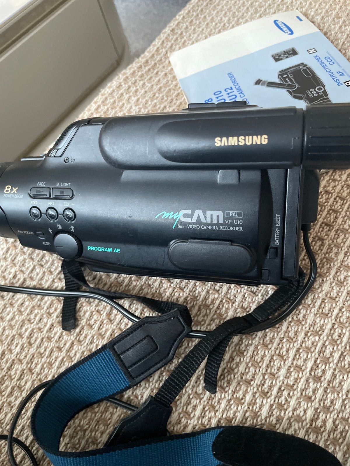 Samsung MyCam VP-U10 8mm Video, Audio, Tv en Foto, Videocamera's Analoog, Ophalen of Verzenden, 8mm, Camera