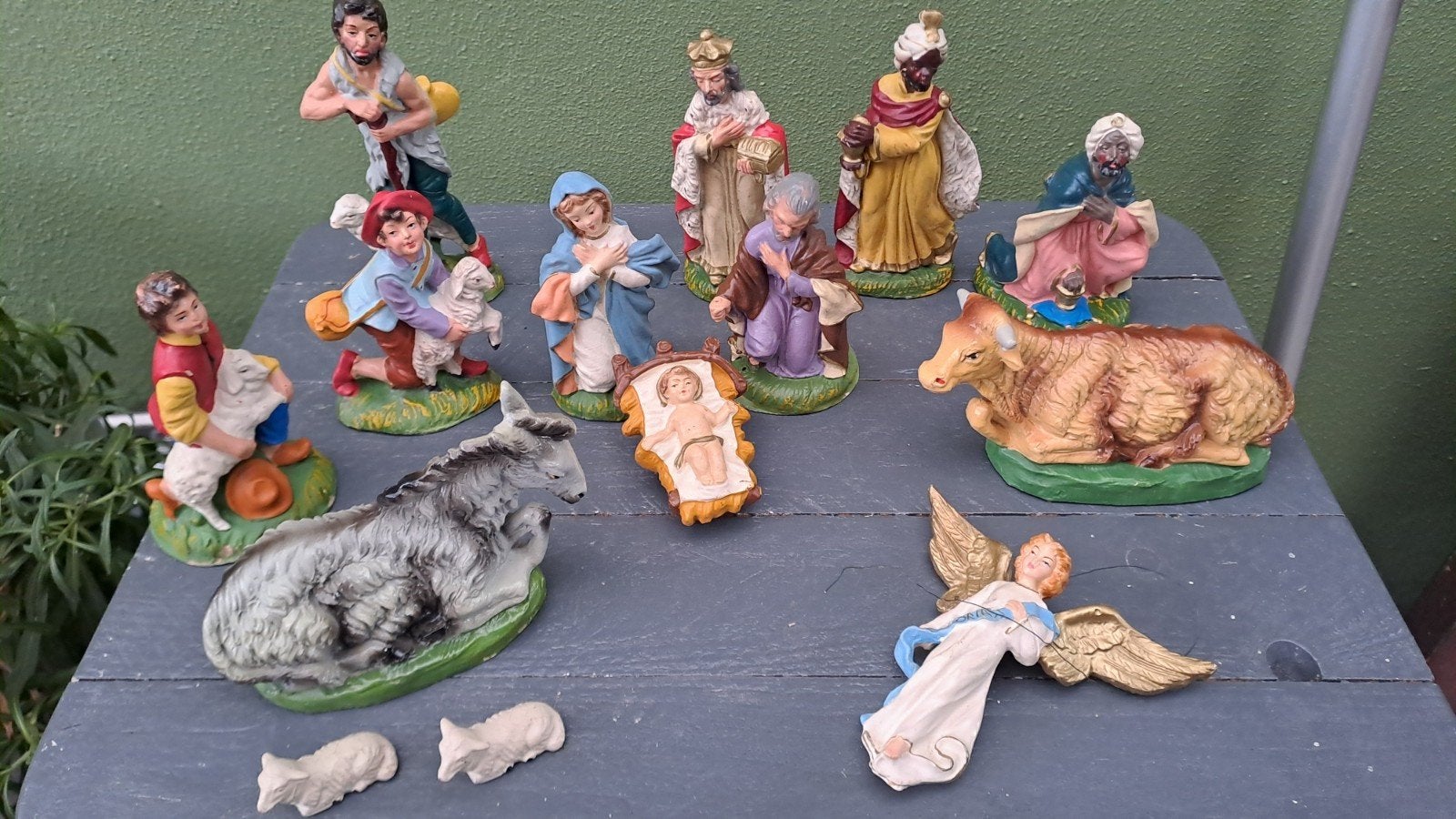Vintage kerstgroep Italy, Diversen, Onbekend, Ophalen of Verzenden, Zo goed als nieuw, Onbekend