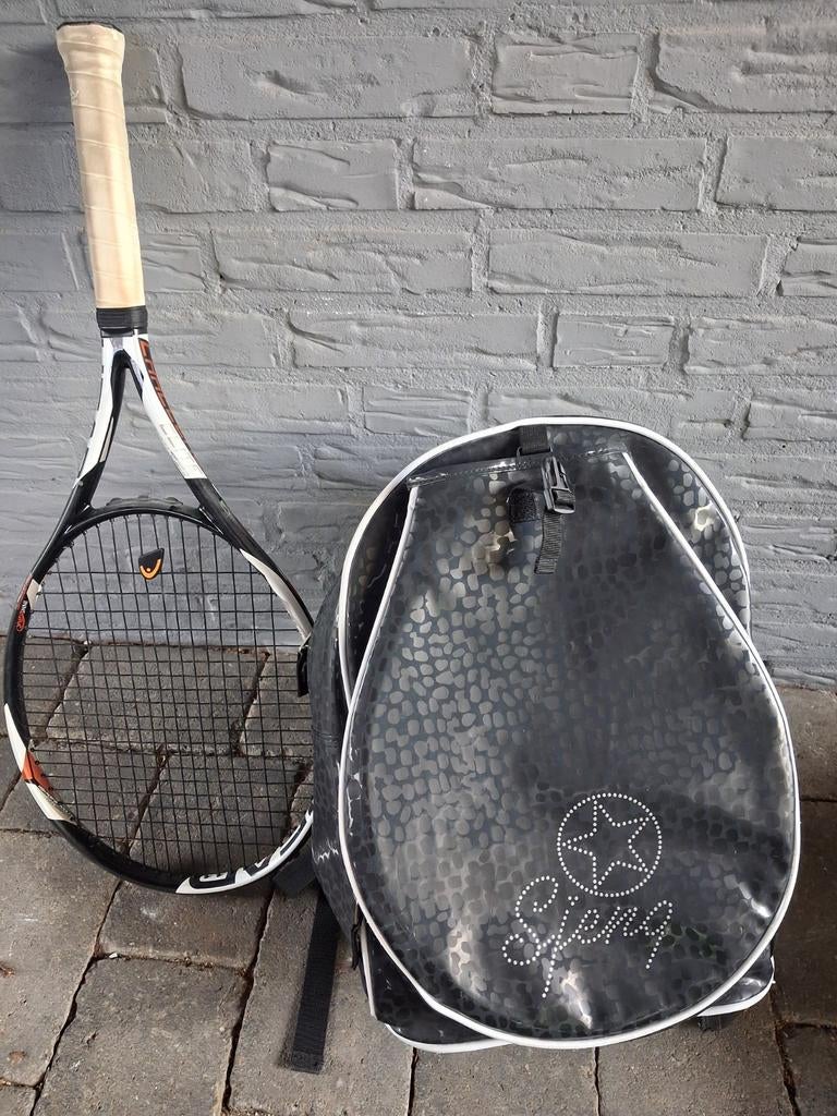 Head tennisracket met Sjeng Sports rugzak, Ophalen of Verzenden