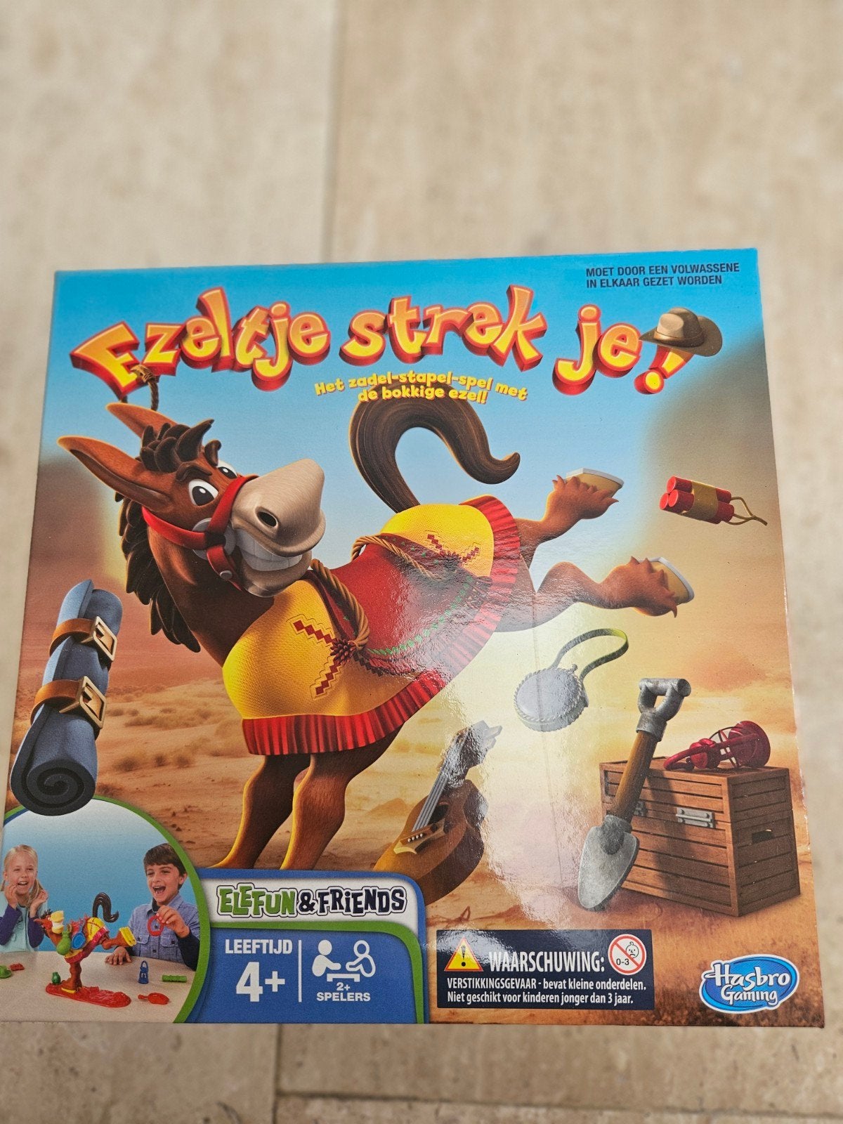 Ezeltje Strek je! Hasbro Gaming - Leuk familiespel, Ophalen of Verzenden, Zo goed als nieuw, Jongen of Meisje