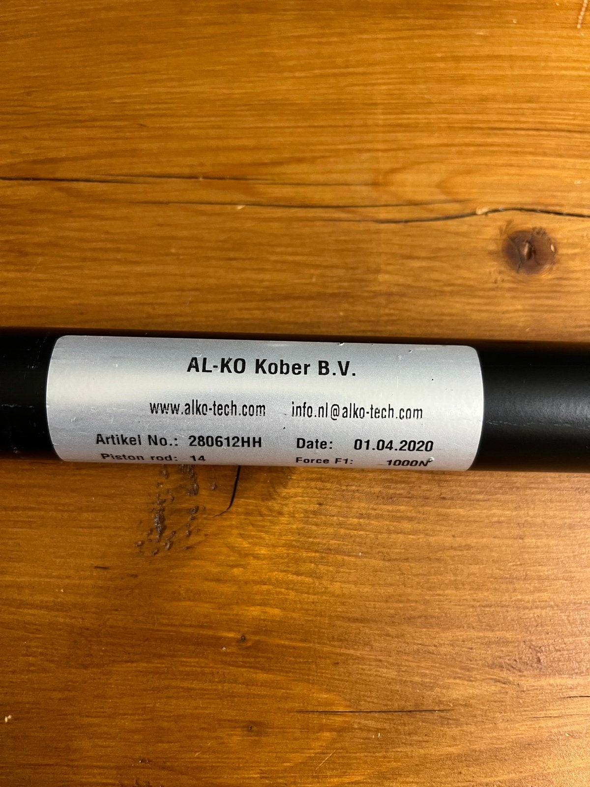 4x ALKO Kober B.V. gasveer 280612HH . 1 meter . 1000N, Ophalen of Verzenden