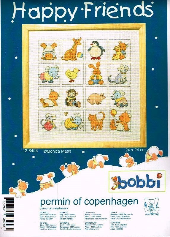 Cado AANBIEDING permin borduurpakket SPEELSE DIEREN, Hobby en Vrije tijd, Ophalen of Verzenden, Nieuw, Handborduren, Borduurpakket