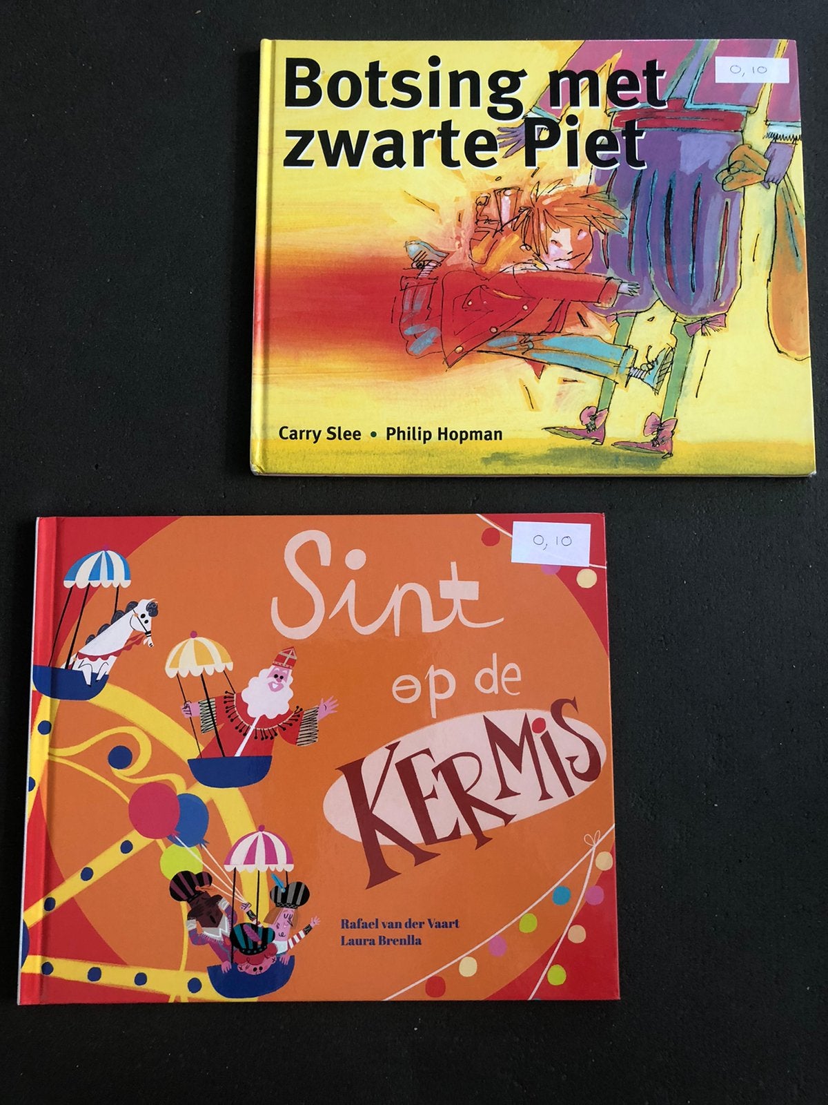 2 prentenboekjes over sint en pietjes, Ophalen of Verzenden, Gelezen, Fictie algemeen