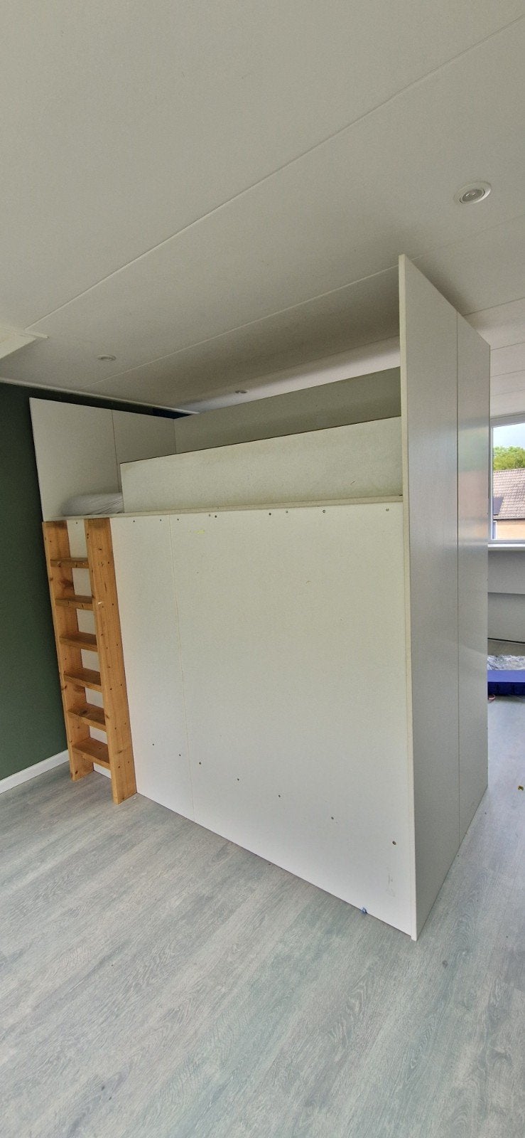 Bed om kamer mee te scheiden, Ophalen, Tweepersoons, Hoogslaper